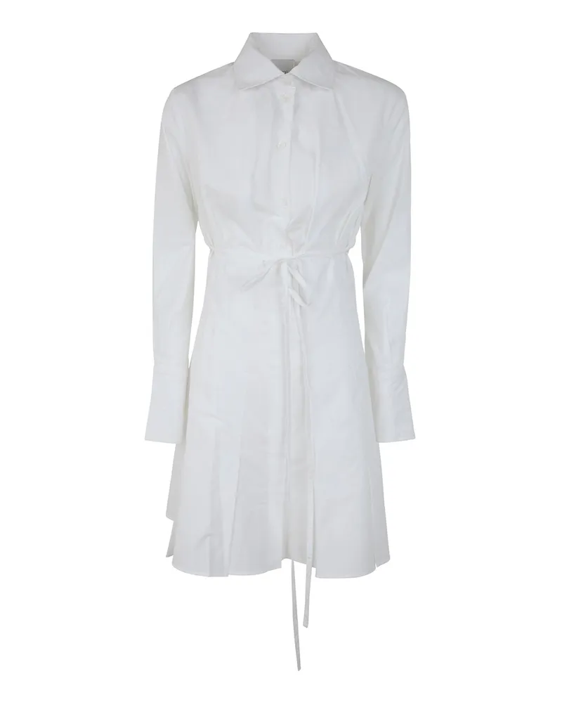 Patou Knielanges Kleid - Weiß Weiß