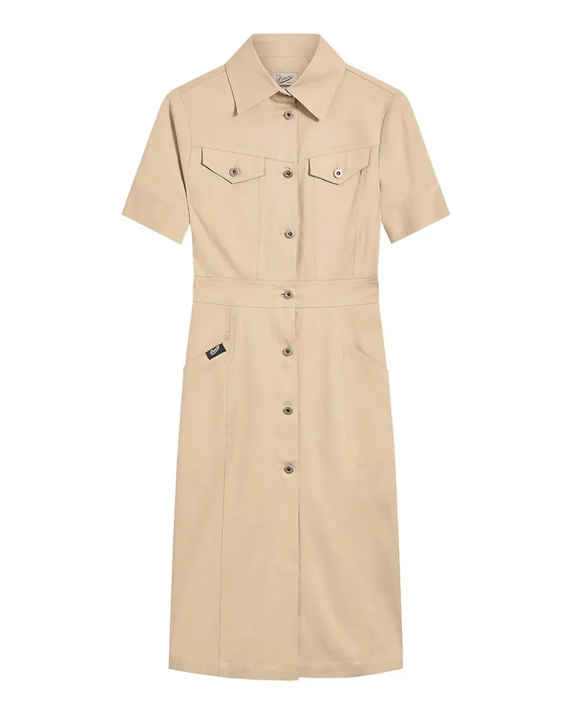 PENCE Knielanges Kleid - Beige Beige
