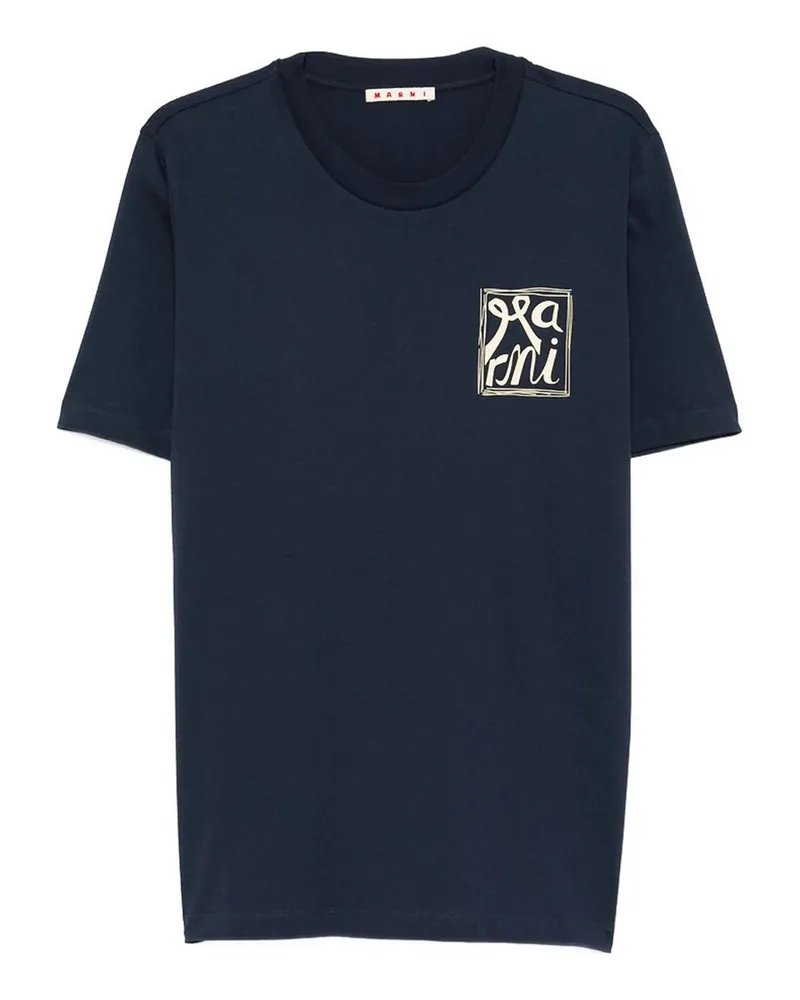 Marni T-Shirt - Blau Blau