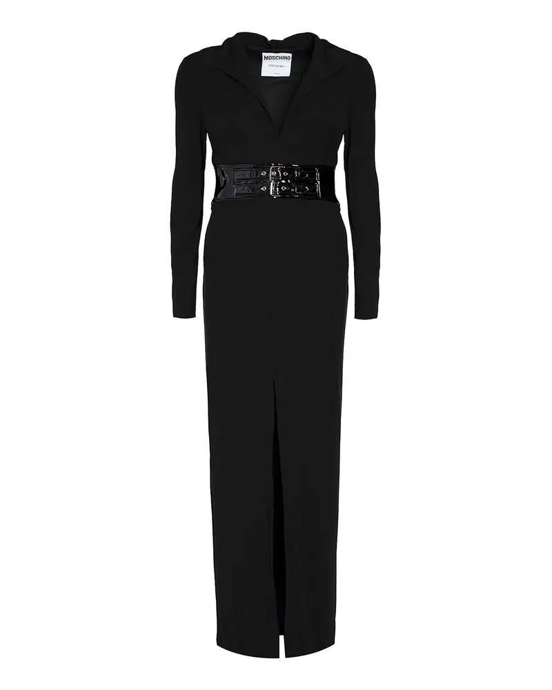 Moschino Maxikleid - Schwarz Schwarz