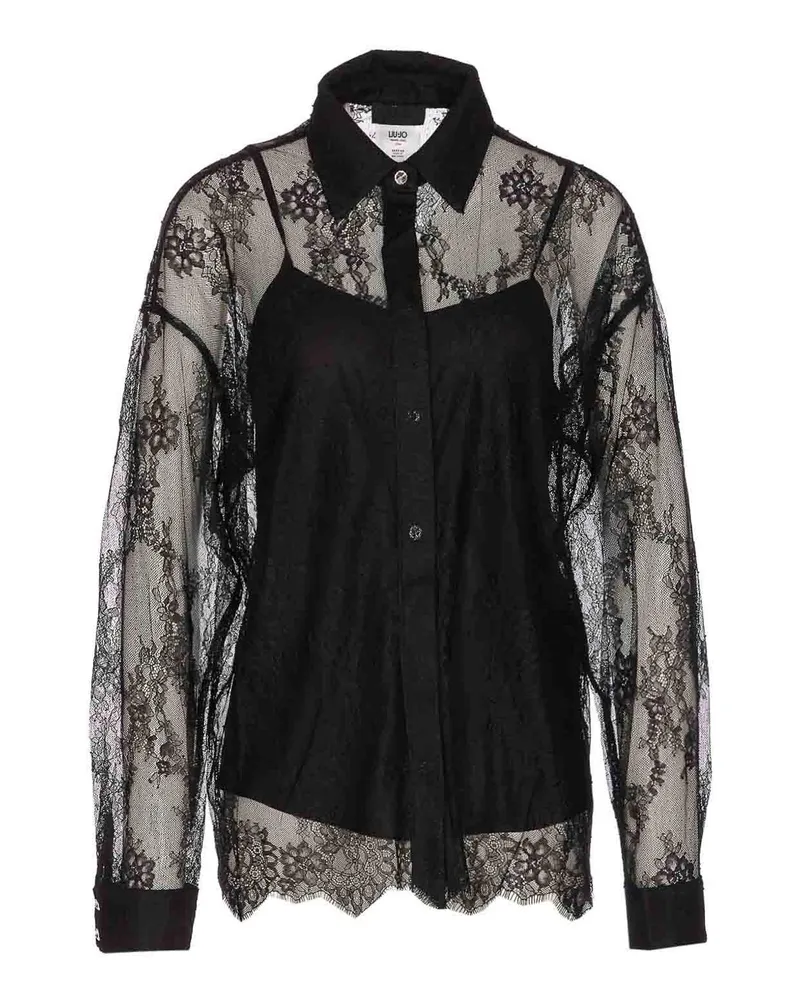 Liu Jo Hemd - Schwarz Schwarz