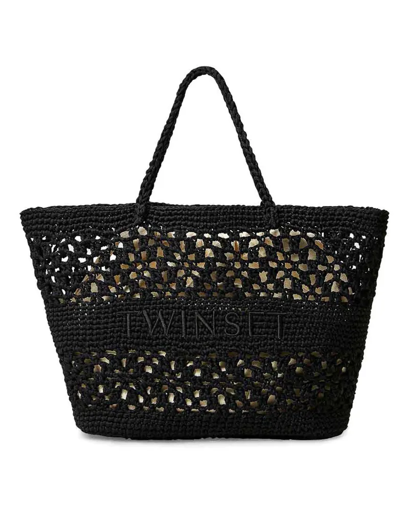 Twin-Set Umhängetasche - Schwarz Schwarz