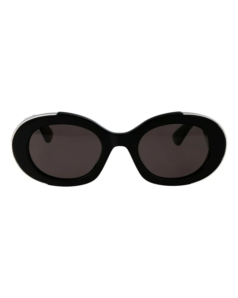 Alexander McQueen Sonnenbrille - Schwarz Schwarz