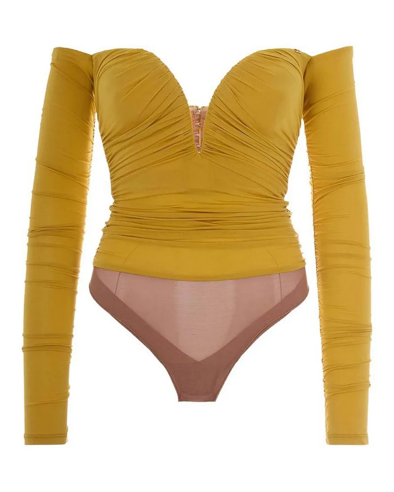 Elisabetta Franchi Abendkleid - Gelb Gelb