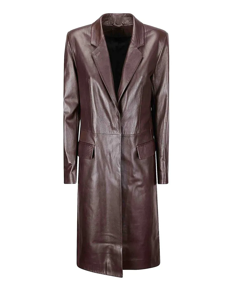 DESA Ledermantel - Camel Camel