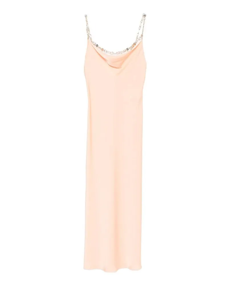 Paco Rabanne Knielanges Kleid - Rosa Rosa