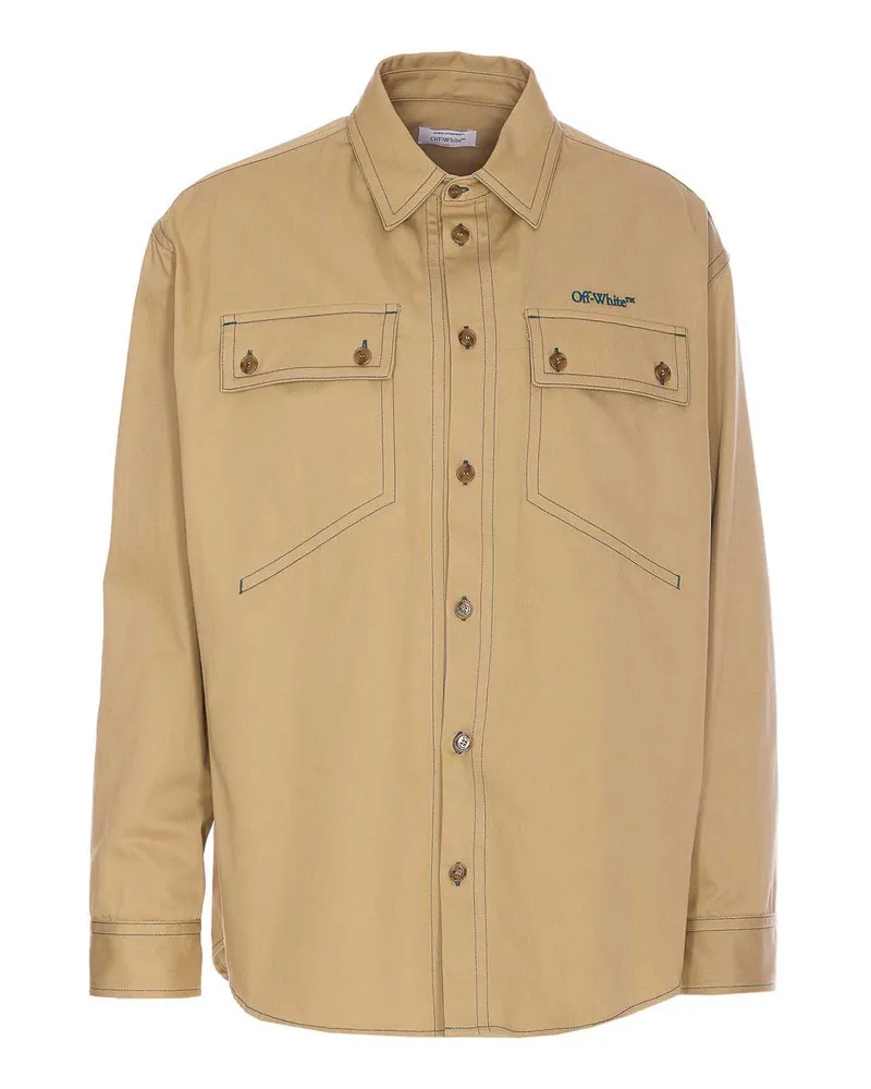 OFF-WHITE Casualjacke - Beige Beige