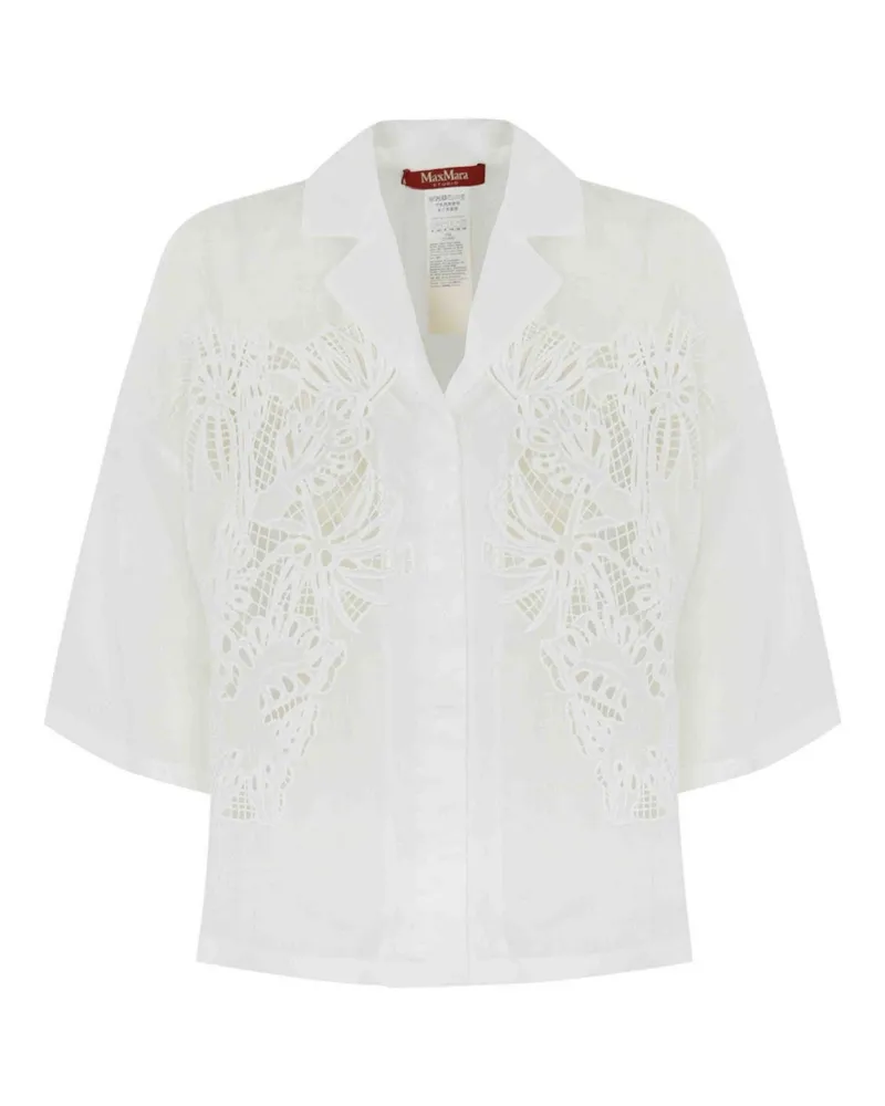 Max Mara Hemd - Weiß Weiß