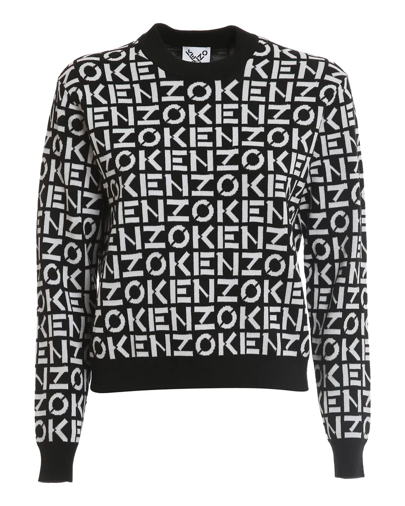 Kenzo Rundhalspullover - Schwarz Schwarz