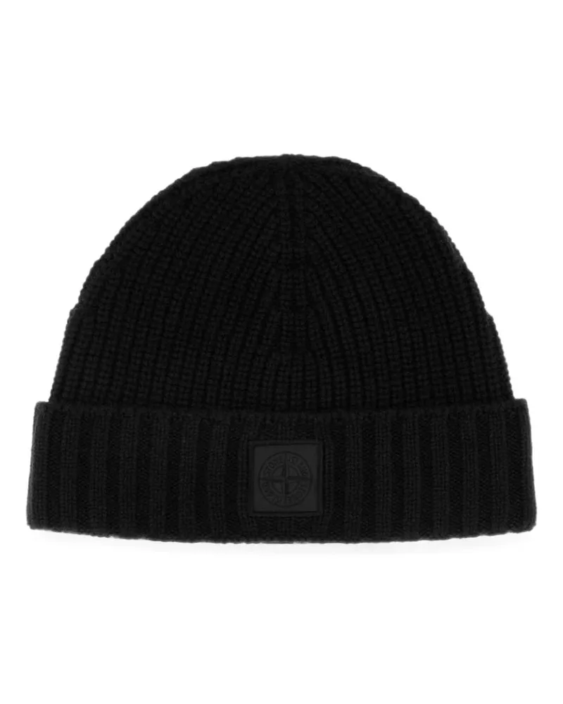 Stone Island Hut - Schwarz Schwarz