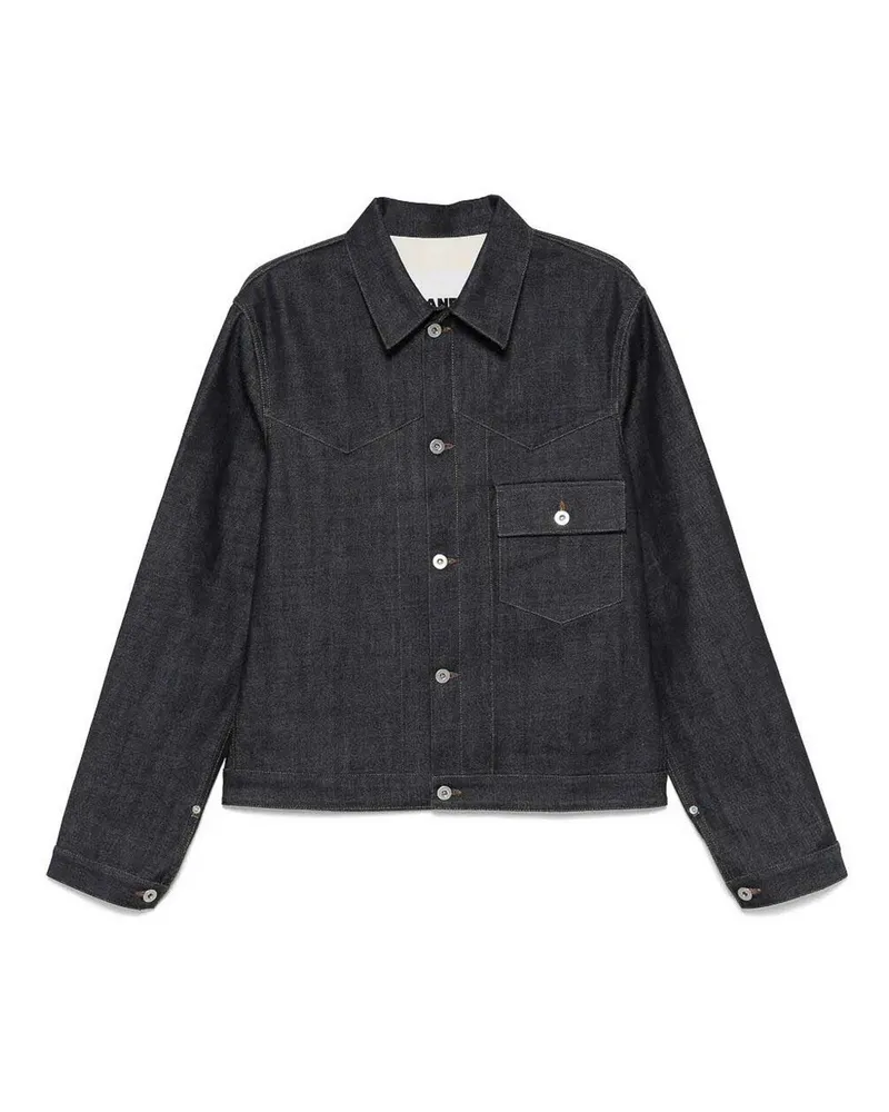 Jil Sander Casualjacke - Dunkles Jeansblau Dunkles