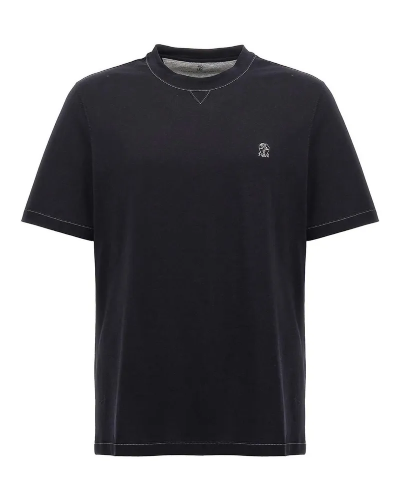 Brunello Cucinelli T-Shirt - Blau Blau