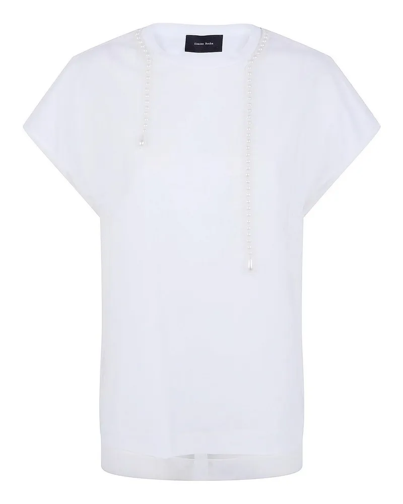 Simone Rocha T-Shirt - Weiß Weiß