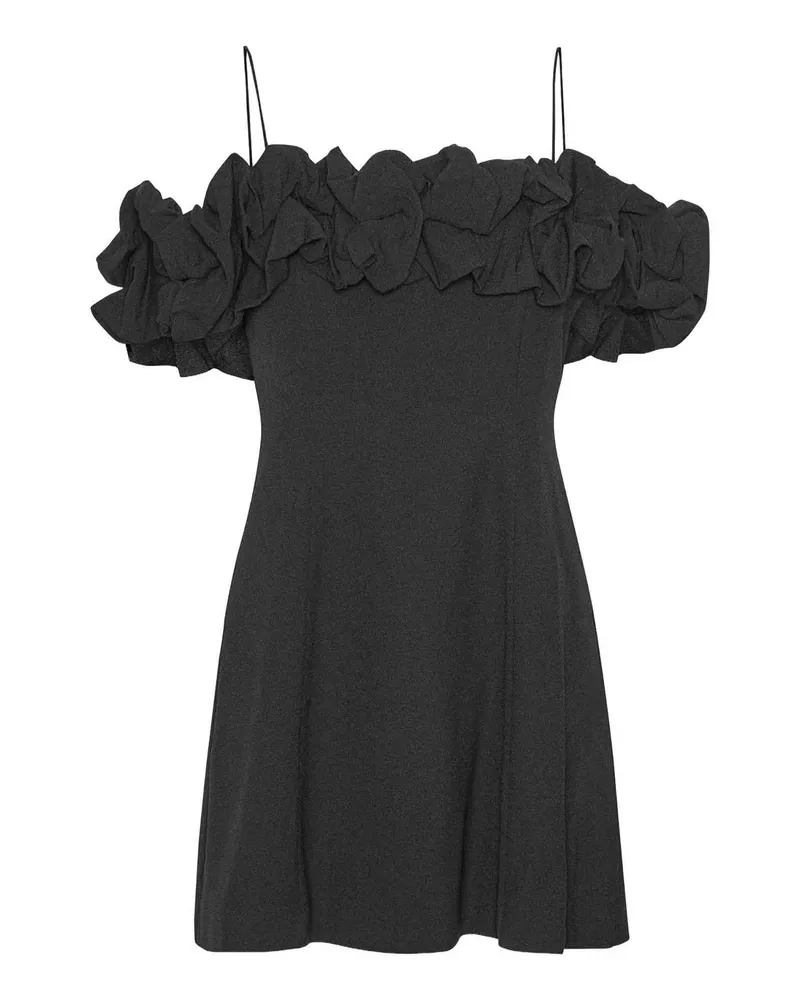 ROTATE Birger Christensen Kurzes Kleid - Schwarz Schwarz