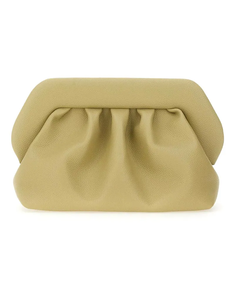 THEMOIRÈ Clutch - Grün Dunkelgelb