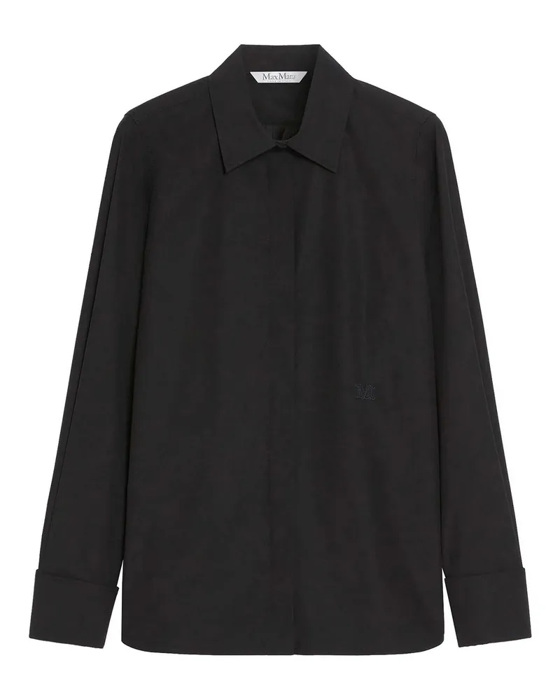 Max Mara Hemd - Schwarz Schwarz