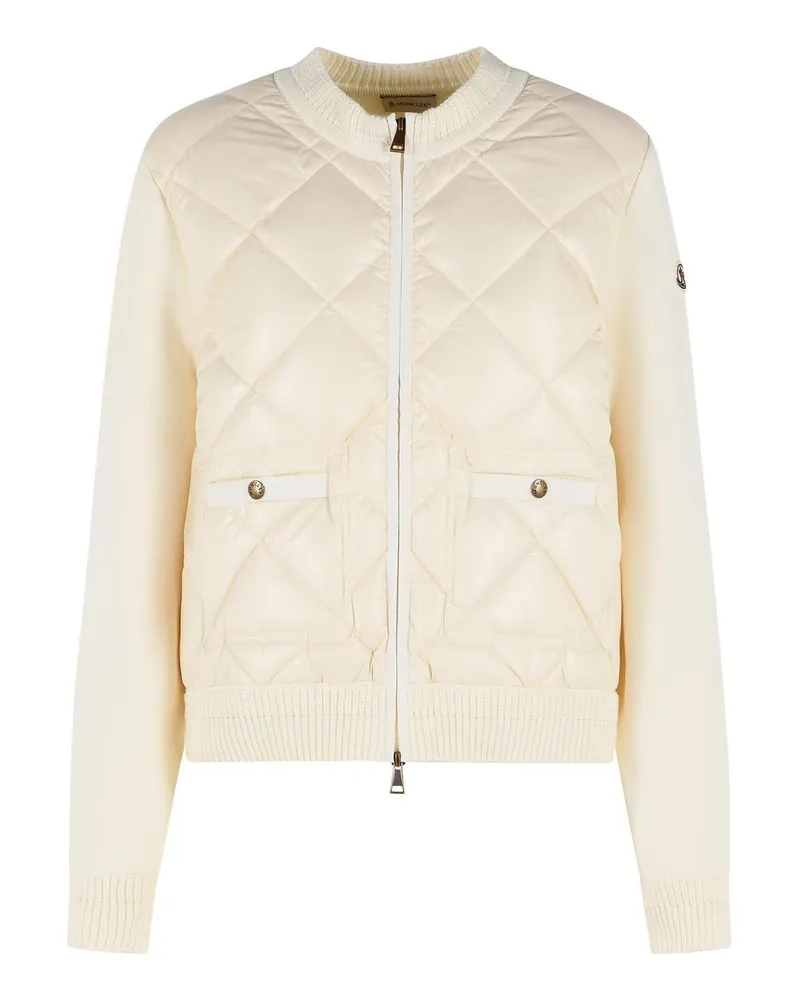 Moncler Cardigan - Creme Creme