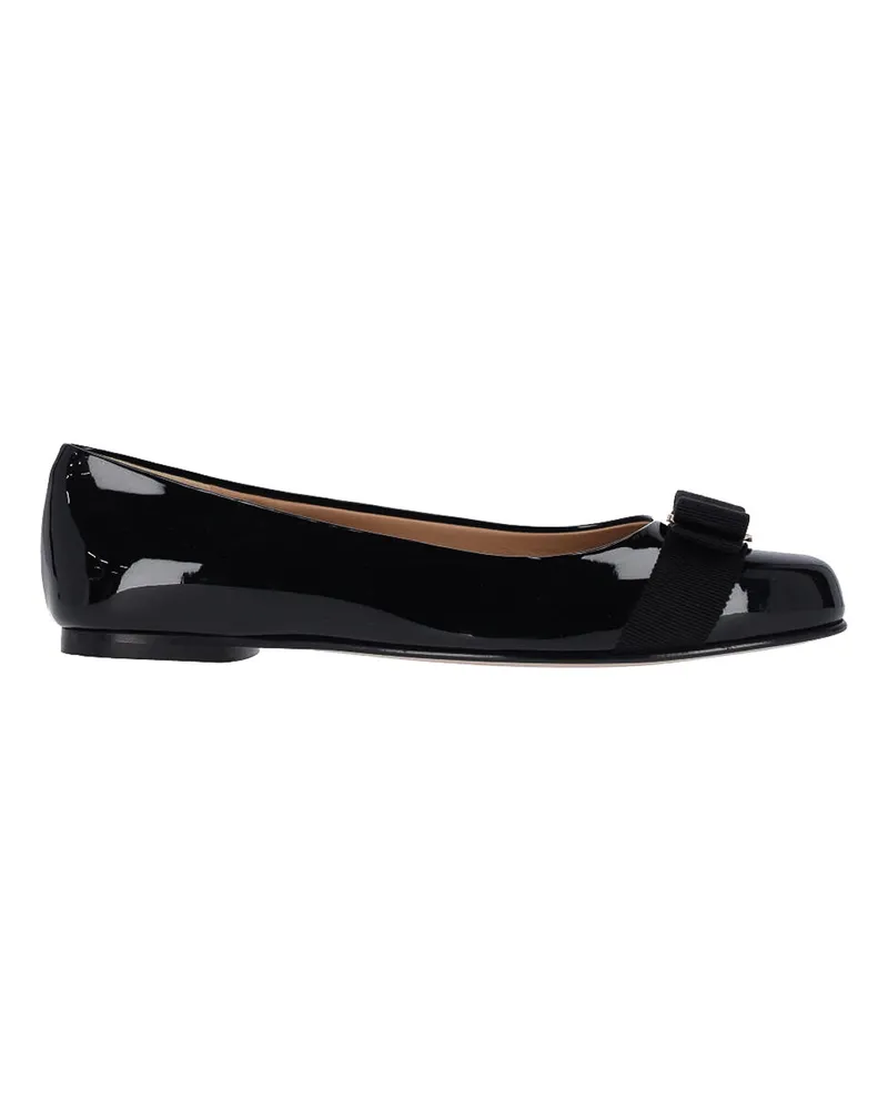 Ferragamo Ballerinas - Schwarz Schwarz