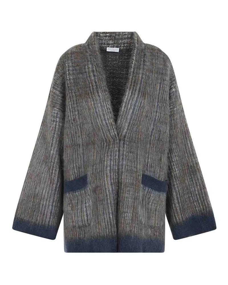 Brunello Cucinelli Cardigan - Dunkelgrau Dunkelgrau