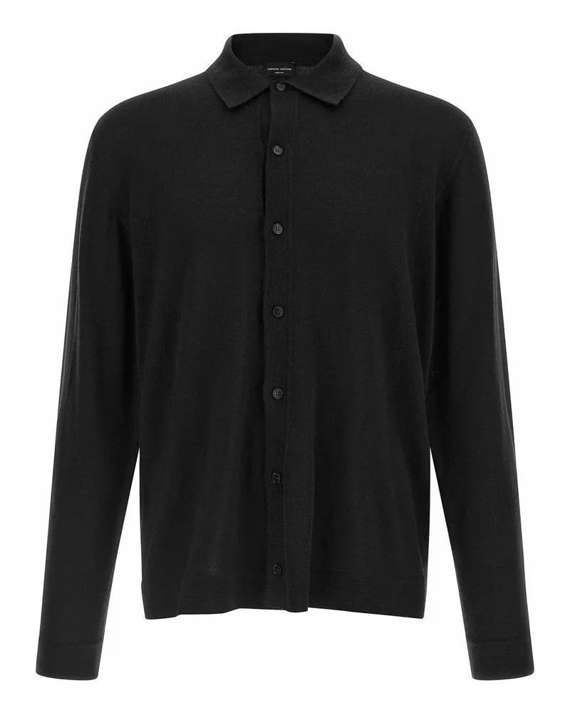 Roberto Collina Cardigan - Schwarz Schwarz