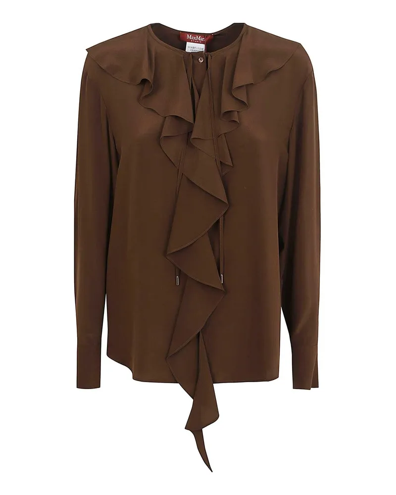 Max Mara Hemd - Dunkelbraun Dunkelbraun