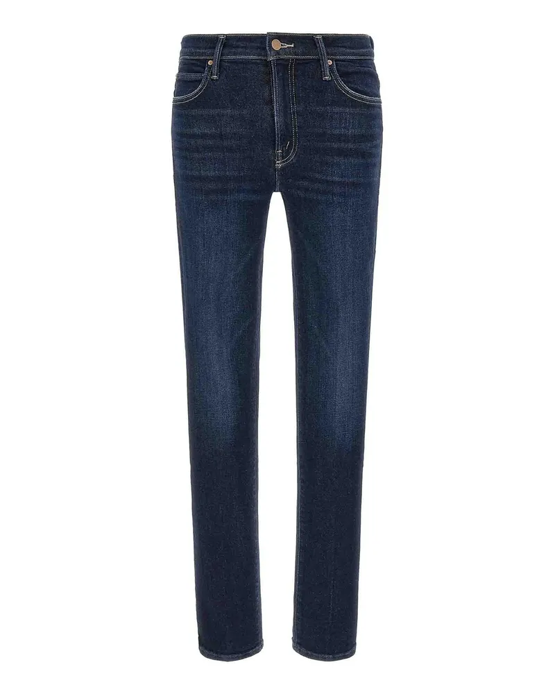 Mother Straight Leg Jeans - Blau Blau