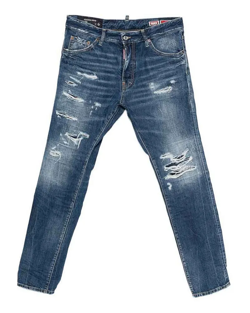 Dsquared2 Straight Leg Jeans - Blau Blau
