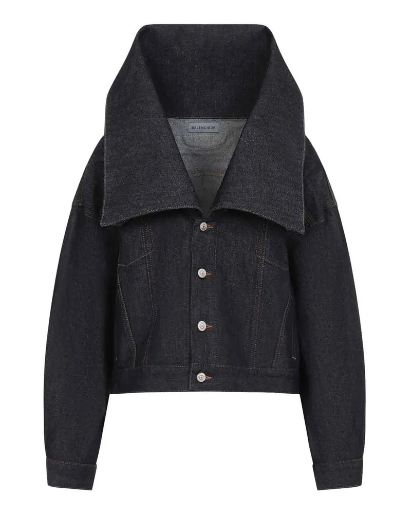 Balenciaga Casualjacke - Jeansblau Jeansblau