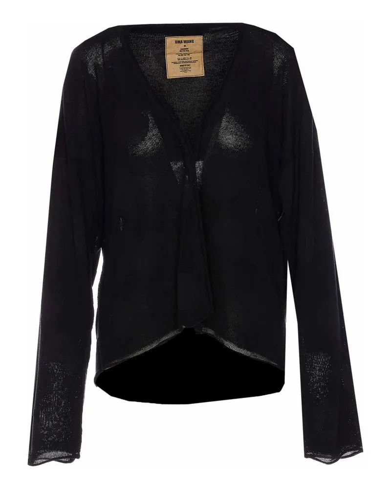 Uma Wang Cardigan - Schwarz Schwarz