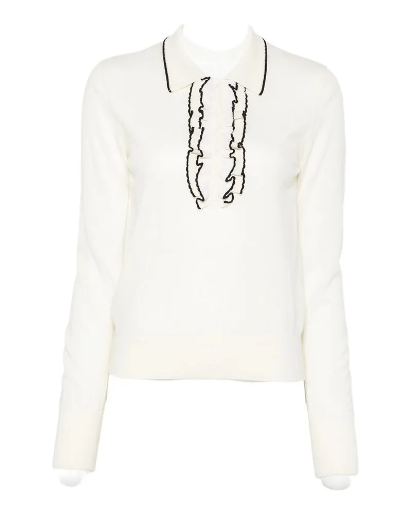 forte_forte Poloshirt - Creme Creme