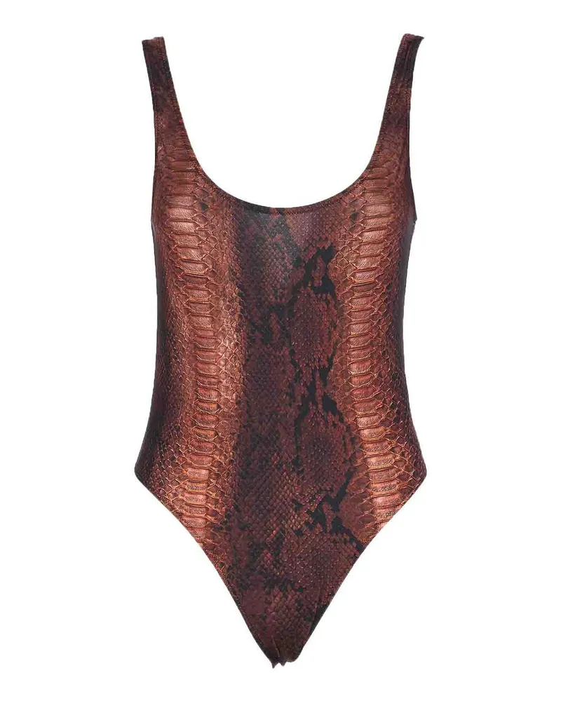Jean Paul Gaultier Badeanzug - Braun Braun