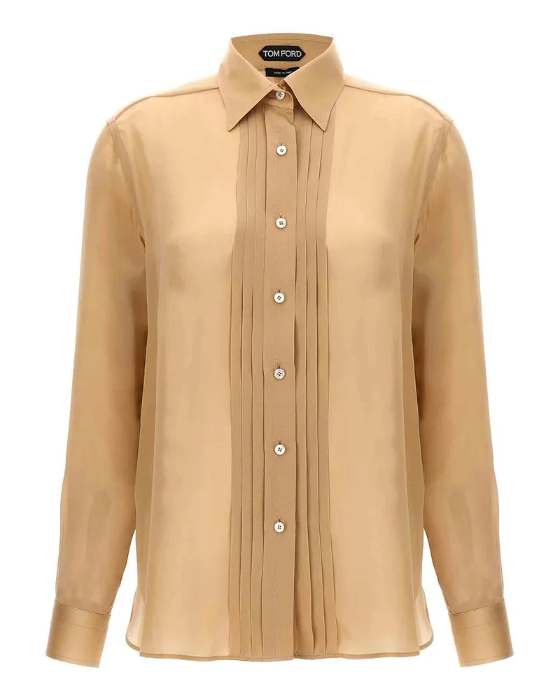 Tom Ford Hemd - Beige Beige