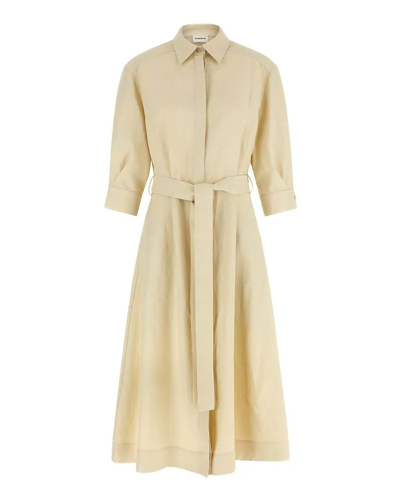 P.A.R.O.S.H. P. A.R. O H. Knielanges Kleid - Beige Beige