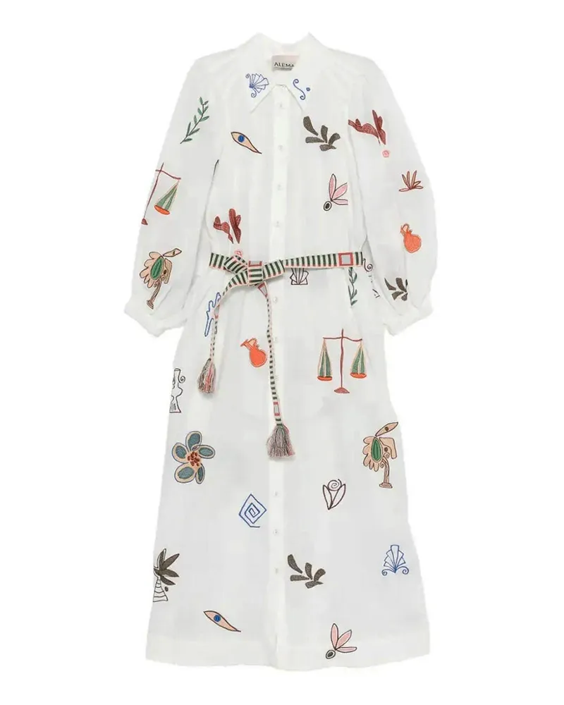 ALEMAIS Maxikleid - Weiß Weiß