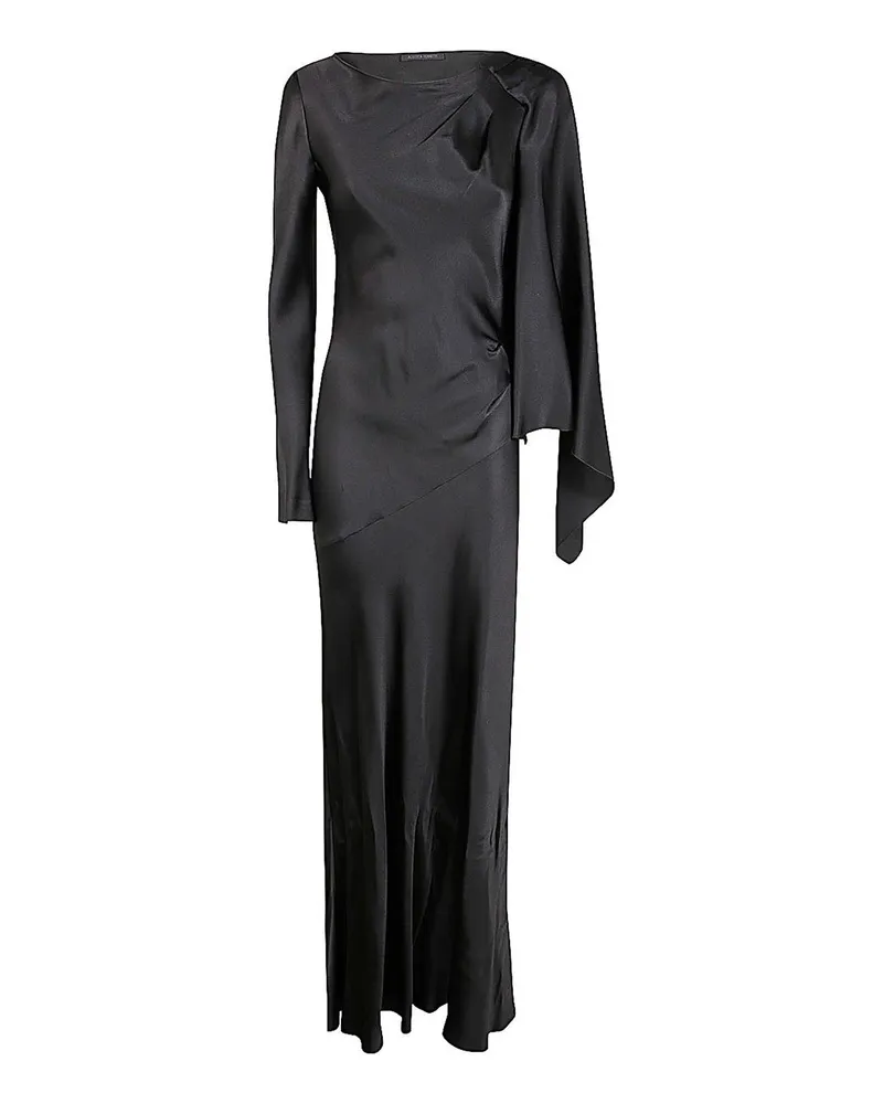 Alberta Ferretti Maxikleid - Grau Schwarz