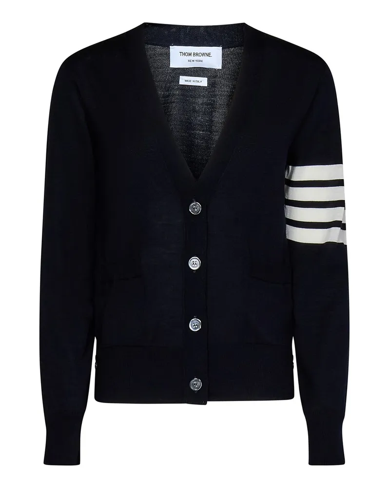 Thom Browne Cardigan - Blau Blau