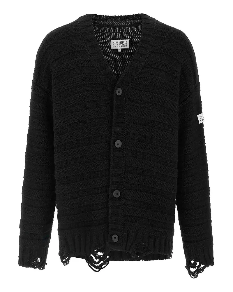 Maison Margiela Cardigan - Schwarz Schwarz