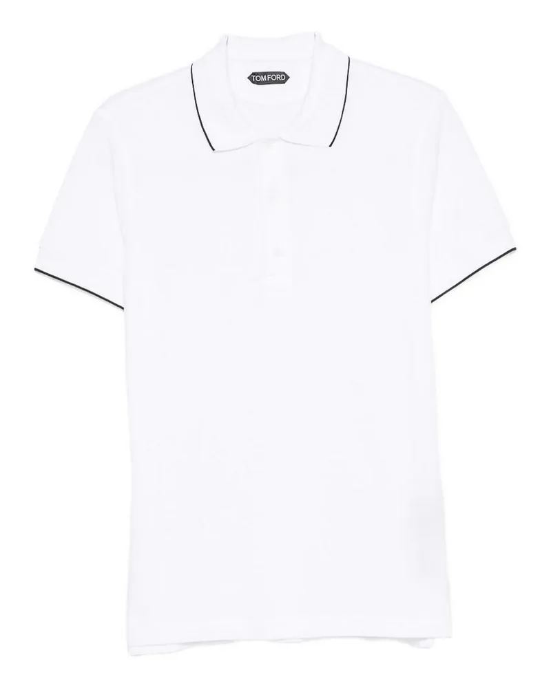 Tom Ford Poloshirt - Weiß Weiß
