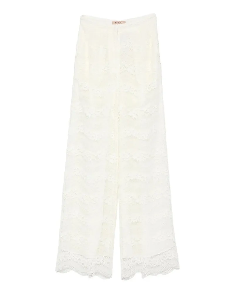 Twin-Set Casual Hose - Weiß Weiß