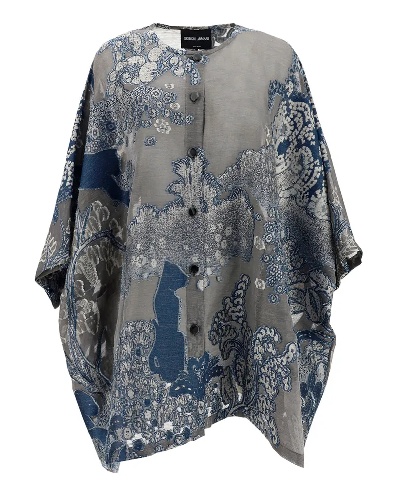 Giorgio Armani Cape - Grau Grau