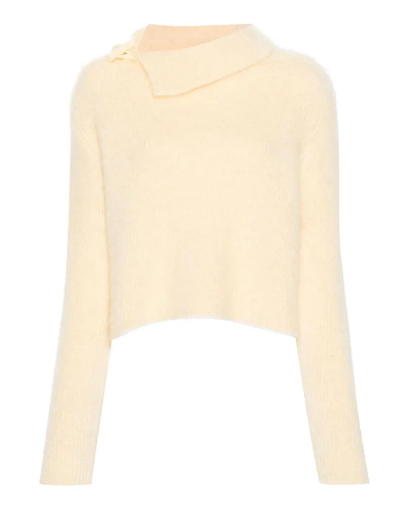 Jacquemus Rundhalspullover - Gelb Gelb