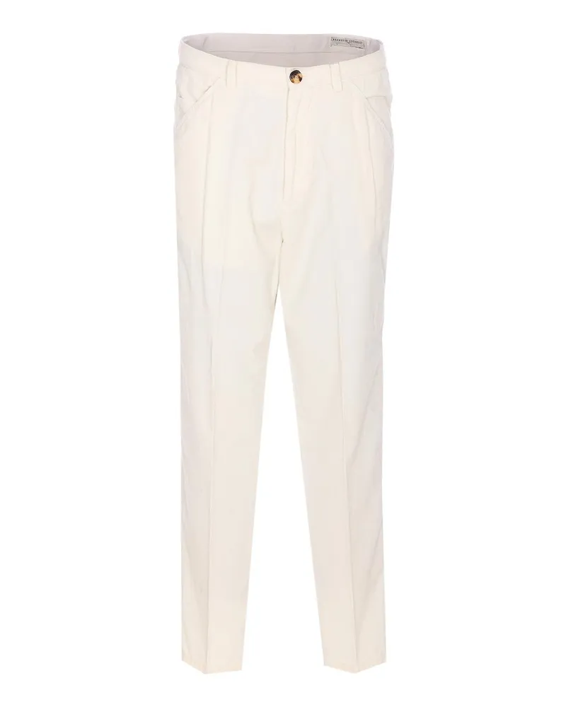 Brunello Cucinelli Casual Hose - Weiß Weiß