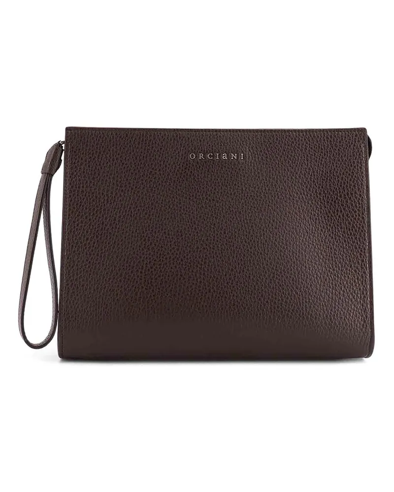 Orciani Clutch - Dunkelbraun Dunkelbraun