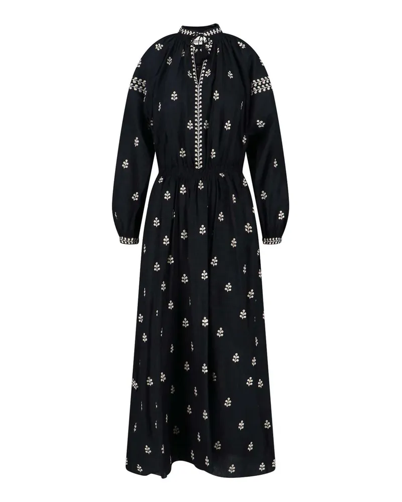 Isabel Marant Maxikleid - Schwarz Schwarz