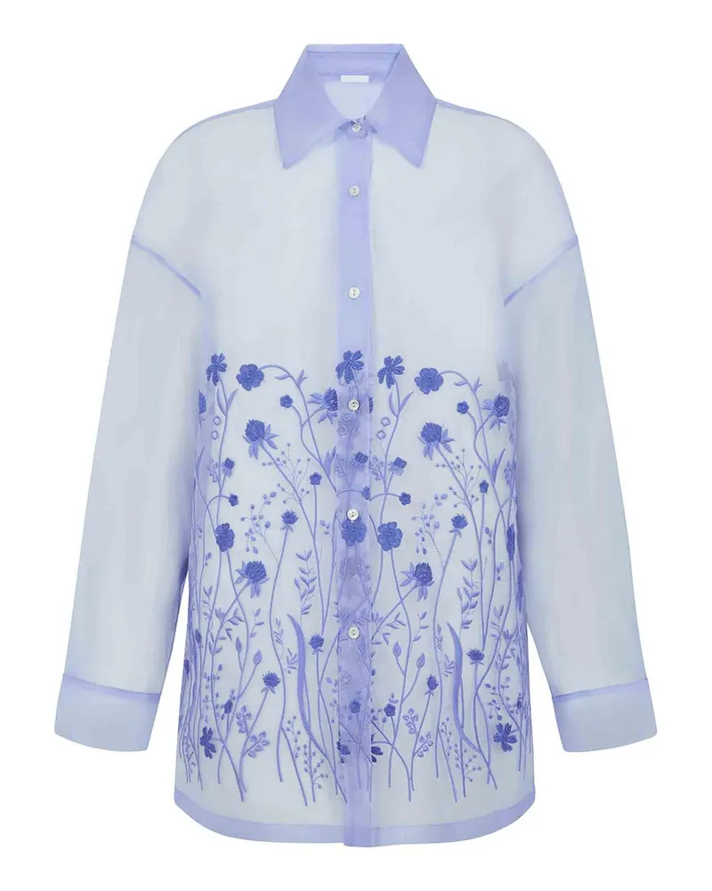P.A.R.O.S.H. P. A.R. O H. Hemd - Blau Blau