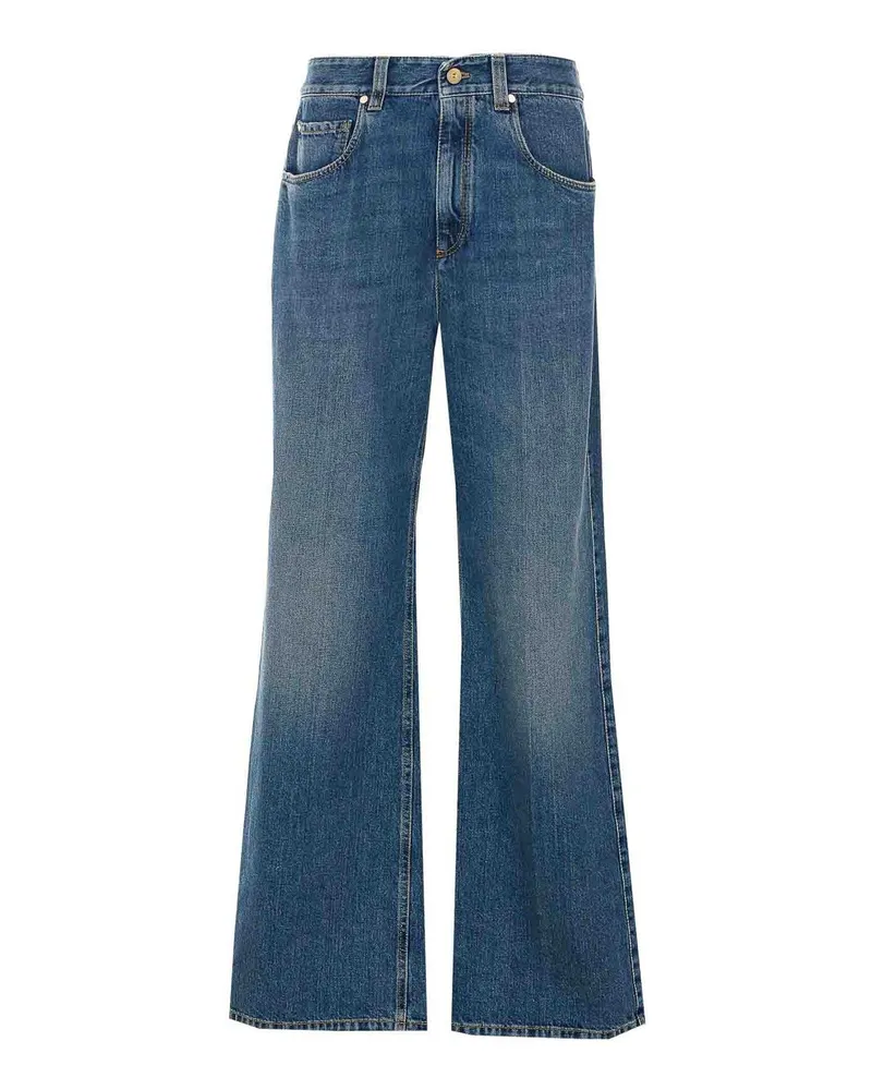 Brunello Cucinelli Straight Leg Jeans - Blau Blau