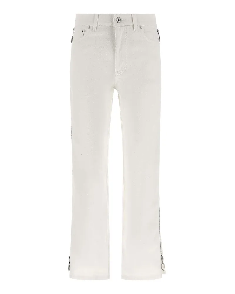 Paco Rabanne Straight Leg Jeans - Weiß Weiß