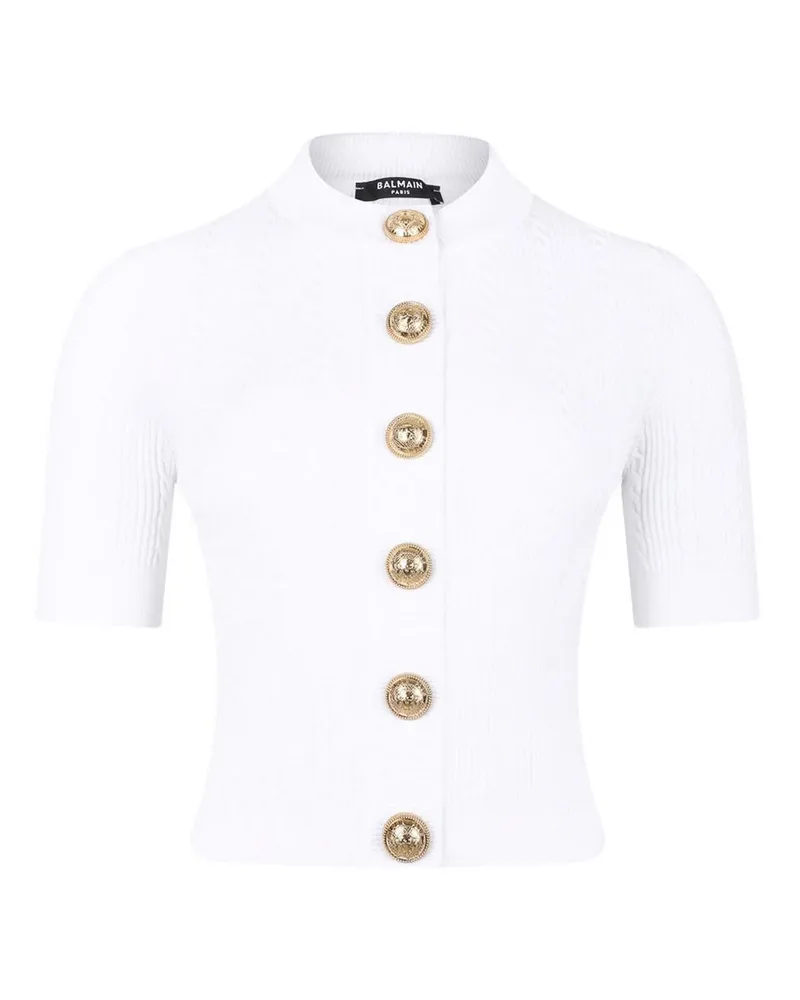 Balmain Cardigan - Weiß Weiß