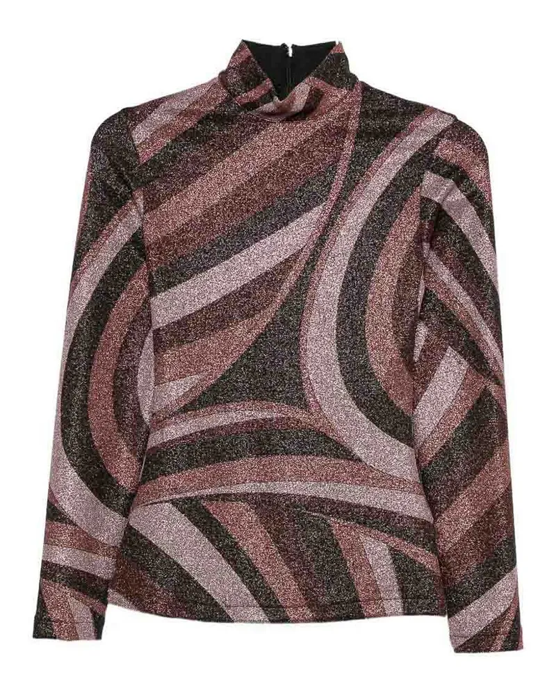 Emilio Pucci Top - Dunkelrot Dunkelrot