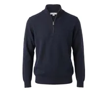 V-Pullover - Blau
